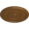 Ekena Millwork Tyrone Ceiling Medallion (Fits Canopies up to 6 3/4"), Hand-Painted Smokey Topaz, 16 1/8"OD x 3/4"P CM16TYSTF - alternate 2